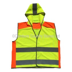 Warrior Childs High Visibility Vest With Hood